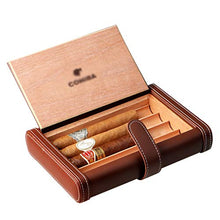 Ljf 4 sigari Scatola di sigari Sospensione idratante gabinetto di Viaggio Scatola di sigari Portatile Sigaro Scatola di Manutenzione alcolizzata casa Cedro Sigaro di Legno Set Migliore Regalo