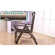 Sywlwxkq Sedia a Sdraio Pieghevole, Sedia di Vimini, Sdraio Pieghevole, Sedia da Giardino reclinabile, sedie a Sdraio, sedie a gravità Zero, Larghezza Super 58 cm, Patio Giardino in spiaggi