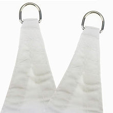 Triangolo vela parasole impermeabile giardino cortile, all' aperto, campeggio, picnic, con corda, bianco