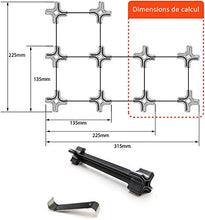 NOOK Portabottiglie di Vino Piccolo Kit 9 - Scaffale Portabottiglie con Sistema Modulare - Pratica Cantinetta Portabottiglie, argento, acciaio inox