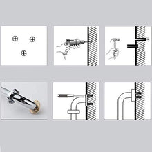 Wall mount Maniglioni da Bagno Bagno di Rame Antiscivolo bracciolo, Ventosa Grab Bar Anziani e Bambini Bagno corrimano Accessori da Bagno