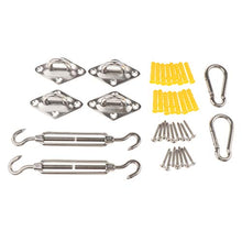 SM SunniMix Kit di Hardware Installazione Vele Tenditore Moschettoni Ganci Acciaio Inox - 6mm