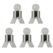 ZXCASDF Sorriso Forma Forte E Seamless Pasta Mop Clip in Bagno Toilette Antiscivolo E Gancio Supporto Impermeabile Non Perforata Mop Hanger Scopa,Grigio