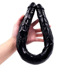 ENYI, Testina per Massaggi a Doppio Lato, Super Lunga, Flessibile e Doppia, 54,6 cm, Colore Nero