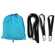 Amaca da campeggio, con amaca per 2 persone in nylon con cinghia per albero, resistente all'usura per esterni e interni