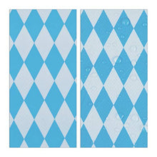 Relaxdays Tovaglie per Tavoli e Panche da Birreria Oktoberfest, in Set da 3, 250x100 cm, 2 Copri Panchine, Bianco-Blu