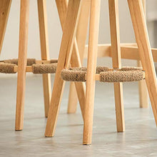 bdb Sgabelli da Bar Moderni in Legno Set di 2 ， Sedie da Bar con Isola da Cucina for La Casa, Sgabelli da Bar Girevoli A 360 ° Comodi con Schienale Alto mobilia (Colore : Nero)