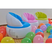 MeiMei Divano per Bambini Divano per Il Tempo Libero Divano Letto Gonfiabile per Il Tempo Libero (Color : Blue)