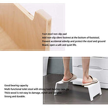 LZL Sgabello WC Sgabello da Toilette di bambù Sgabello da Bagno Portatile Potty Potty Potty Postura TOTTA 'Serve per Meglio E SANDERI Vasino Tozzo (Color : White, Dimensione : Conventional)