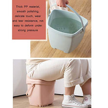 Sgabello di stoccaggio plastica può sedersi Scatola di immagazzinaggio Multifunzione Scatola di immagazzinaggio 31 * 26 * 32 cm LCSHAN (Color : Pink)