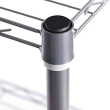 CHHD Scaffali in Piedi, Scaffale a 4 Ripiani Scaffale in Metallo per carichi Pesanti Scaffale a Filo Scaffale Organizer per Cucina di casa Bagno, 56 x 35 x 120 cm