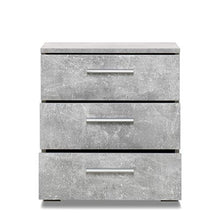 AVANTI TRENDSTORE - Elora - Comodino in legno laminato, disponibile in diversi colori e misure (Grigio, LAP 45x50x34 cm)