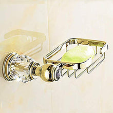 JKCKHA Northern Europe. Bella Creativa Moderna Oro Rettangolare in Ottone Bagno Hotel Bagno cremagliera/mensola/Soap Box Multifunzione