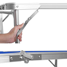 FOMT Tavolo Pieghevole con 4 Sedie Tavolo da Picnic Set di Sedie Tavolo da Picnic Regolabile in Altezza Portatile Tavolo da Pranzo per Interni Ed Esterni per Barbecue da Campeggio,ADD 4 Stool b