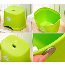 GAGP Sedia da Doccia Sgabello Piccolo Sgabello da Bagno Sgabello Antiscivolo da Bagno in Plastica Spessa Sgabello Verde per Divano da SoggiornoAltezza Regolabile Antiscivolo per Anziani Disabili