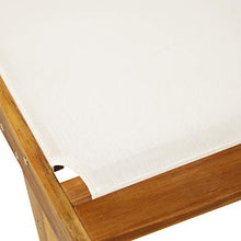 Outsunny Sdraio da Giardino con Schienale Regolabile con Ruote Balcone in Legno di Acacia 198x60x88/80/69/45cm