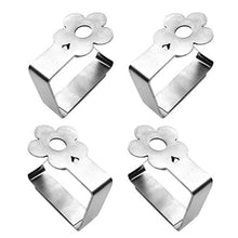 joyMerit 8Pcs Clip per Tovaglia Forte Morsetti per Pesi in Argento con Supporto per