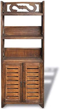 Armadio Colonna da Bagno, Mobile Bagno da Terra Mobile Alto da Bagno per Lavanderia e Bagno per Corridoio, Ufficio ECC, 46 x 24 x 117.5 cm, Marrone