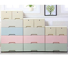 XU-zgang baby armadio, giocattolo di plastica Abbigliamento finitura armadietto bagno Toeletta Cassettiera scatola di immagazzinaggio, 58 * 40 * 112CM Scatola di immagazzinaggio multistrato