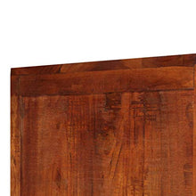 vidaXL Legno Massello d'Acacia Guardaroba con 2 Cassetti 2 Ante Armadio Abiti Lucidato Arredamento Camera da Letto Finitura Marrone