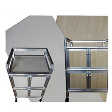 YIN YIN Carrello per Ripiani Carrello for Ripiani, cassetto in Multistrato di Alluminio, Grande capacità, Camera da Letto, Cucina, Soggiorno, Cucina, 2 Colori 49X33X71CM Carrello a rulli