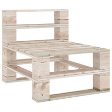 SKM Set Divani da Giardino su Pallet 7 pz in Legno di Pino (143.36kg)