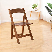 Chair QL sedie richiudibili Sedia Pieghevole in Legno Massello con Schienale Semplice per Uso Domestico, Sgabello per Sedia da Computer per Ufficio, Semplice Poltrona da Soggiorno Sedie Pieghevoli