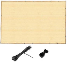 YZJL Paraventi da Giardino Copertura Decorativa Opaca Protezione dal Vento e dai Raggi UV 250GSM Utilizzando Fascette per Cavi e balconi in Corda di Nylon Patiosscherma Giardino