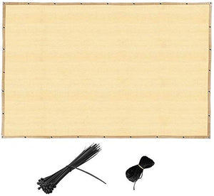 YZJL Paraventi da Giardino Copertura Decorativa Opaca Protezione dal Vento e dai Raggi UV 250GSM Utilizzando Fascette per Cavi e balconi in Corda di Nylon Patiosscherma Giardino
