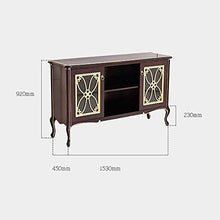 COUYY Credenza in Legno Massiccio Credenza Armadio Locker Governo di immagazzinaggio Credenza Semplice