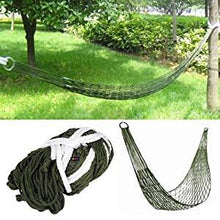 Homy Mini amaca di nylon, campeggio, viaggio, sopravvivenza, relax, dormire o giardino 270x80cm (green)