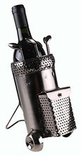 Clever Creations - portabottiglie in Acciaio Inox - Design di Alta qualità e Ampia Base Stabile - per Bottiglie di Vino Standard - Sacca da Golf