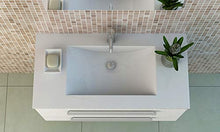 Set di lavabo Jet-Line Rapperswil III in bianco lucido, mobile da bagno, set di mobili da bagno, colore: bianco lucido