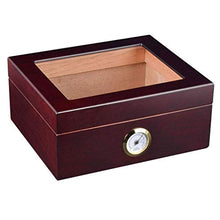 NIHAOA Accessori del Sigaro Corrosione Carrying A Cigar Humidor con Voi - con Un Pannello Frontale Digitale igrometro Sealed Buon Portatile Rimovibile Cigar Box Buon apporto di umidità