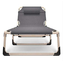 AKSHOME Sedia A Sdraio Pieghevole Singola Moda Beach Lettino da Sole Portatile Ufficio Pausa Pranzo Letto Giardino Esterno Lettino Letto Semplice Letto A Quattro Piedi-178X56X30Cm