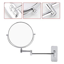 Specchio da toeletta a LED, specchio a parete, specchio ingranditore 10x da 7,87 pollici Specchio girevole da 360 gradi doppio lato rotondo specchio girevole Specchio da barba pieghevole da bagno Spe