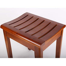 LYP Sedia Comoda per Anziani Kashiwagi Maroon Bathroom Sgabello anticorrosione Sgabello per Doccia con Superficie Curva Curva, 40cm / 45cm (Size : 45cm)