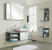Pelipal 370 Fresh Line Grey - Mobile sottolavabo in legno effetto cemento, 44 x 97 x 50 cm