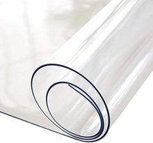 EUUHJK Tovaglia Trasparente Impermeabile in PVC Trasparente, per Tavolo da Cucina, Soggiorno (Color : Thickness-2.0mm, Size : 70 * 70cm)