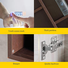 SXFYZCY Armadio a Specchio per Bagno Intelligente Armadio a Muro per Bagno a Specchio Touch Specchio antiappannamento con Spazio Lampada in Alluminio