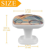 viaggio 4 PCS Pomelli per Porta, Pomolo per Mobile, Pomelli per Mobili con Viti, Maniglia per Armadietto, Pomelli per Porta, Pomelli per Cassetti per Porta, Armadio, Cassetto e Credenza