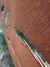 Zen Man 031912-2 - Paravento da giardino in acciaio INOX, 150 x 75 cm