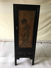 Armadio cinese antico tibetano asiatico, 1 anta, 45 x 131 cm