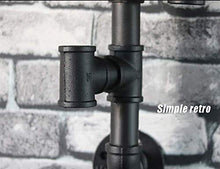 FWZJ Wall Mounted Retro 4 Bottles Wine Rack Hanging Water Pipe Wine Display Storage Stand Industrial Style Shelf Modern Minimalist Design for Wine Lovers