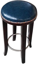 Sgabello da bar in legno massello in ferro battuto di fascia alta, sgabello da banco può diventare tiro moderno (colore : B, dimensioni: 75 cm)