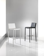 Wink design, Lincoln, Set Due Sgabelli, Finta Pelle, Bianco