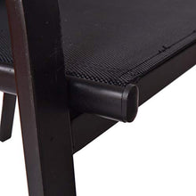 LUGEUK 4 pz Black Furniture SED Sedia Tavolino Tavolo da caffè Patio Esterno Set Terrazza Giardino