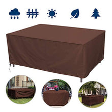 Copertura Mobili Giardino Impermeabile, Copertura Tavolo Giardino 210D Oxford Rivestimento PU, Resistente allo Strappo Anti-UV Antivento Stoffa Copertura Tavolo Giardino,160 * 160 * 70cm