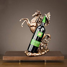 Byrhgood Vivere Pegasus Bottiglia di Vino Rack, Resina Prodotti, delle Famiglie Ornamenti Creativo Decorazioni di 36 × 31 × 22CM