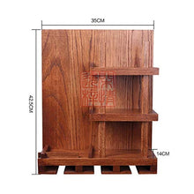 PZW Cremagliera Del Vino Semplice e Creativa Portabottiglie in Legno Massello Stile Semplice Appeso a Parete Portabottiglie per Vino Decorazione Bar Caffetteria